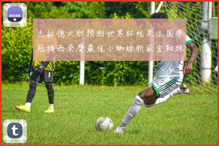 杰拉德大胆预测世界杯结果法国夺冠梅西荣膺最佳小蜘蛛斩获金靴殊荣